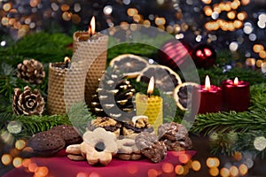 Traditional czech christmas pastry still life stock photo images