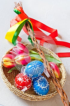 Traditional Czech easter decoration