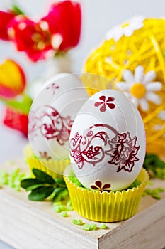 Traditional Czech easter decoration