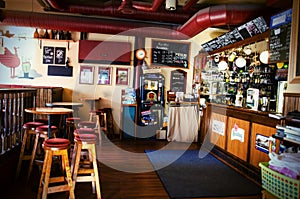 Traditional czeck beer pub in Tampere, Finland