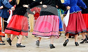 Traditional dance costumes in Dobrogea