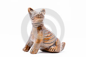 Traditional day of the dead Xolo dog ceramic statue
