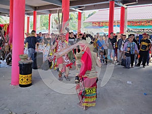 Traditional Dayak dance