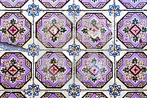 Traditional decorative Portuguese tiles