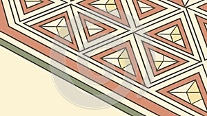 Traditional Diamond Grid Pattern, Elegant Geometric Texture, vector design Generative AI