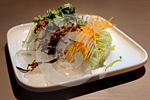 Traditional dishes from Northeast China, Tossed Clear Noodles with Sauce photo