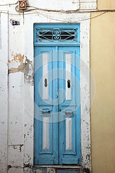 Traditional door from Sousse, Tunisia