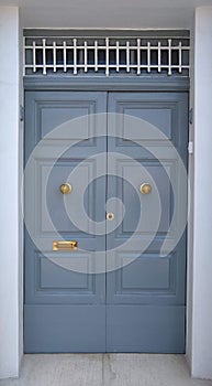 Traditional door of Valleta, Capital of Malta