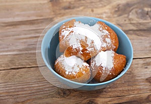 Traditional Dutch oliebollen