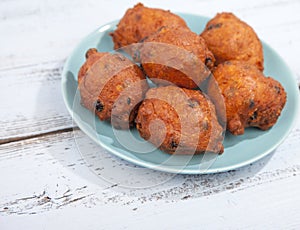 Traditional Dutch oliebollen