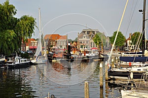 The traditional Dutch village of Enkhuizen