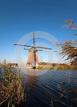 Traditional Dutch windmill