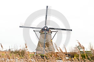 Traditional Dutch windmill