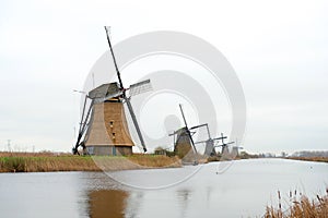 Traditional Dutch windmill