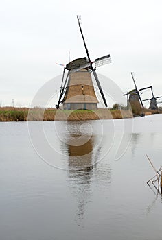 Traditional Dutch windmill