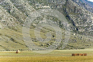 Traditional dwelling of the peoples of Altai