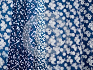 Traditional Dye Fabric in Indigo Blue