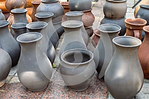 Traditional earthen pots and Jars