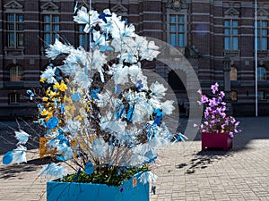 Easter decorations in Norrkoping, Sweden