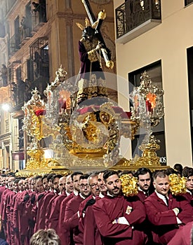 Easter procession in Malaga, Spain