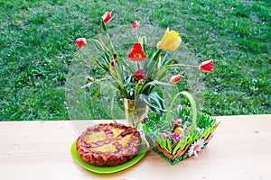 Traditional Easter Romanian cakes