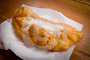 Traditional ecuadorian pastry, wind empanadas