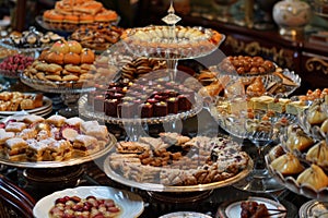 Traditional Eid Sweets Display