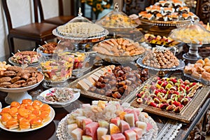 Traditional Eid Sweets Display