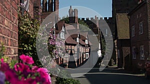 Traditional England with country village Great budworth Cheshire