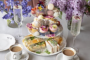 Traditional english afternoon tea