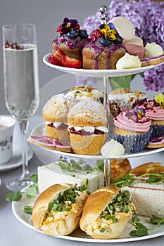 Traditional english afternoon tea