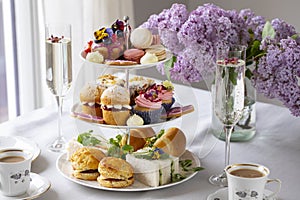 Traditional english afternoon tea