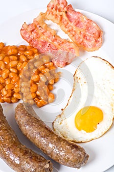 A traditional english breakfast