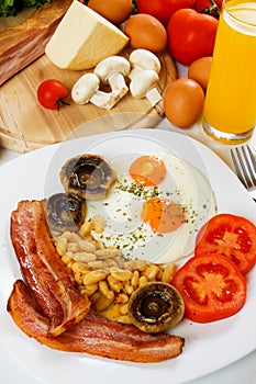 Traditional english breakfst
