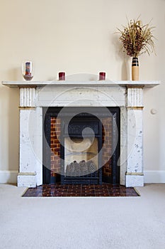 Traditional English Marble Fireplace