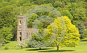 Traditional English Spired Church, England