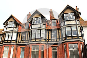 Traditional English terraced houses