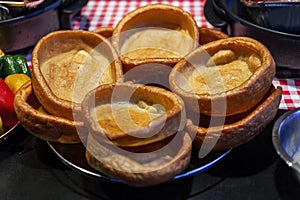 Traditional English Yorkshire pudding