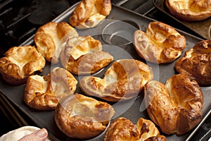 Traditional English Yorkshire puddings