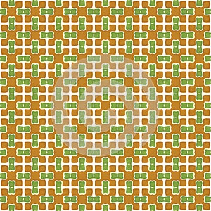 Traditional Ethnic Native Geometric Fence Grid. Seamless Vector Texture Ornament Pattern.Digital Graphic Design Decoration