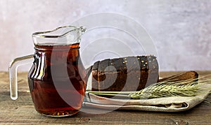 Traditional fermented Slavic and Baltic beverage Kvass
