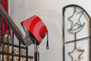 Traditional fez hat