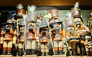 Traditional Figurines of Christmas Nutcrackers.