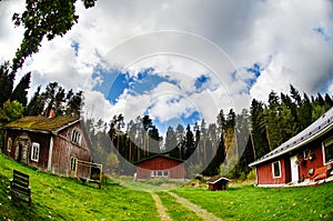 Traditional finnish cottage