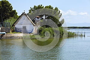 Traditional fisherman house on the Albufera Lagoon