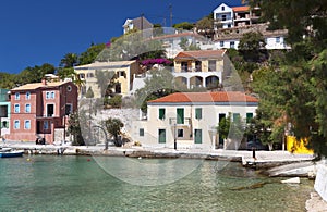 Traditional fishing village in Greece