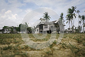 Traditional fishing village located in Terengganu, Malaysia