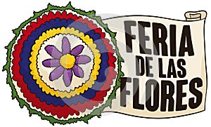 Tradicional flor redondo a buscar de flores ilustraciones 