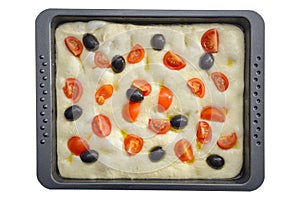 Traditional Focaccia bread