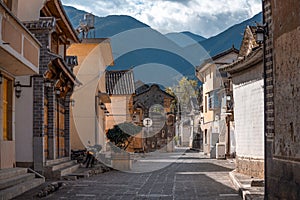 Traditional folk houses in Xizhou ancient town, Dali, China